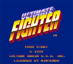 Ultimate Fighter SNES Screenshot 1