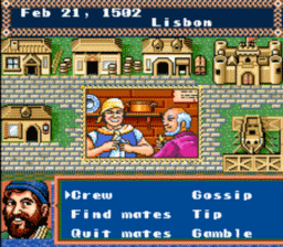 Uncharted Waters Genesis Screenshot 2