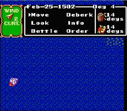 Uncharted Waters NES Screenshot 2