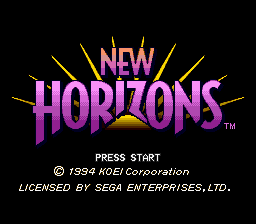 Uncharted Waters: New Horizons Sega Genesis Screenshot 1