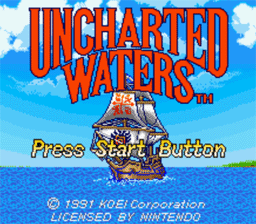 Uncharted Waters SNES Screenshot Screenshot 1