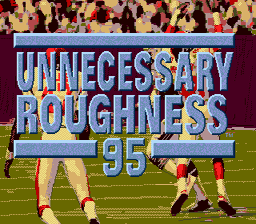Unnecessary Roughness '95 Genesis Screenshot Screenshot 1