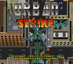 Urban Strike Sega Genesis Screenshot 1