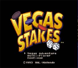 Vegas Stakes SNES Screenshot Screenshot 1