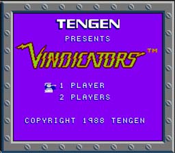 Vindicators NES Screenshot Screenshot 1