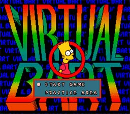Simpsons: Virtual Bart Super Nintendo Screenshot 1