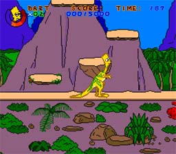 Simpsons: Virtual Bart SNES Screenshot 2