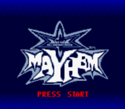 WCW Mayhem Gameboy/Gameboy Color Screenshot 1