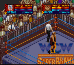 WCW SuperBrawl Wrestling SNES Screenshot 4