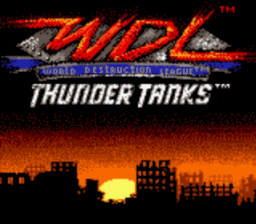 WDL Thunder Tanks screen shot 1 1