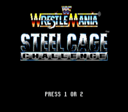 WWF Wrestle Mania Steel Cage Challenge Sega GameGear Screenshot 1