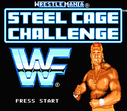 WWF Wrestlemania Steel Cage Challenge NES Screenshot Screenshot 1