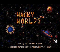 Wacky Worlds Creativity Studio Genesis Screenshot 1