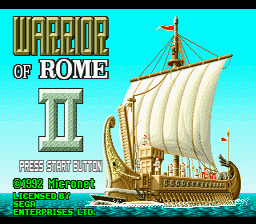 Warrior of Rome 2 Genesis Screenshot Screenshot 1