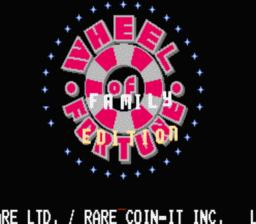Wheel of Fortune: Family Edition NES Screenshot 1