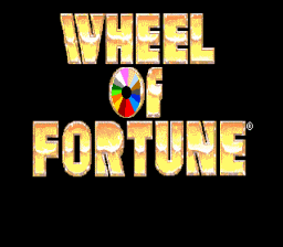 Wheel of Fortune Genesis Screenshot 1