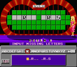 wheel of fortune nes game