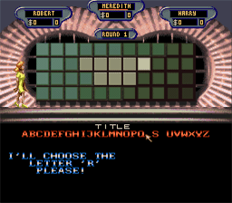 Wheel of Fortune SNES Screenshot 2