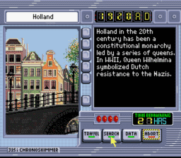 Screenshot from educational game "Where in Time is Carmen Sandiego?"