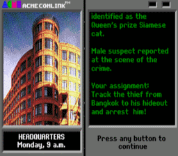 Where in the World is Carmen Sandiego? Genesis Screenshot 2