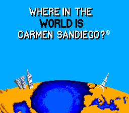 Where in the World is Carmen Sandiego? Sega Master System Screenshot 1