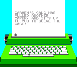 Where in the World is Carmen Sandiego? Master System Screenshot 2