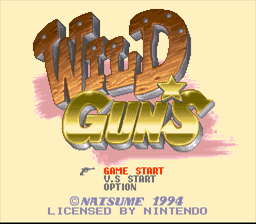 Wild Guns SNES Screenshot Screenshot 1