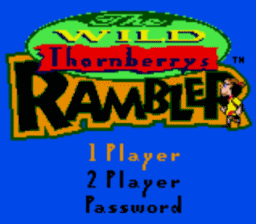 Wild Thornberrys Rambler Gameboy/Gameboy Color Screenshot 1