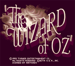 Wizard of Oz SNES Screenshot Screenshot 1