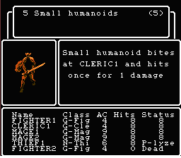 Wizardry NES Screenshot Screenshot 4