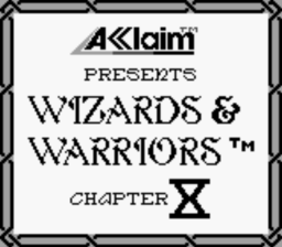Wizards & Warriors X: Fortress of Fear Gameboy Screenshot 1