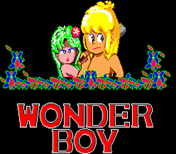 Wonder Boy Sega Master System Screenshot 1