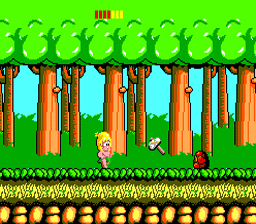 Wonder Boy Master System Screenshot 2
