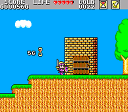 Wonder Boy in Super Monster Land Master System Screenshot Screenshot 2