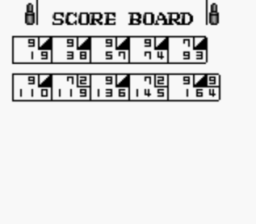 World Bowling Gameboy Screenshot Screenshot 4