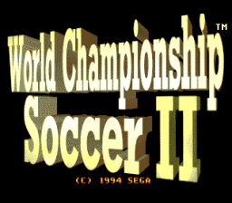 World Championship Soccer 2 Genesis Screenshot Screenshot 1