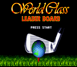 World Class Leader Board Golf screen shot 1 1