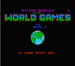 World Games NES Screenshot Screenshot 1
