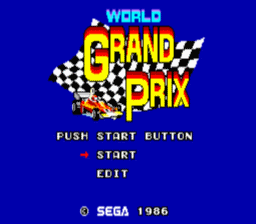 World Grand Prix Master System Screenshot 1