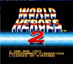 World Heroes 2 Super Nintendo Screenshot 1