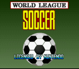 World League Soccer SNES Screenshot Screenshot 1