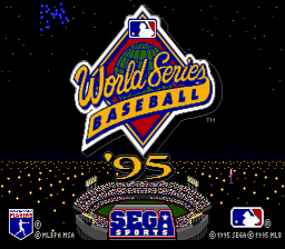 World Series Baseball 95 Genesis Screenshot Screenshot 1