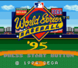 World Series Baseball 95 screen shot 1 1