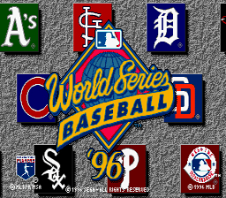 World Series Baseball 96 Genesis Screenshot Screenshot 1