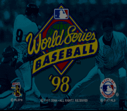 World Series Baseball 98 screen shot 1 1