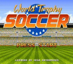 World Trophy Soccer Genesis Screenshot 1