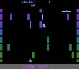 Worm War 1 Atari 2600 Screenshot 1