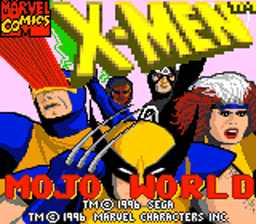 X-Men Mojo World Gamegear Screenshot Screenshot 1