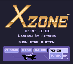 X-Zone SNES Screenshot Screenshot 1