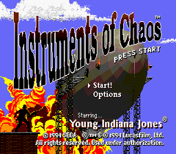 Young Indiana Jones in Instruments of Chaos Sega Genesis Screenshot 1